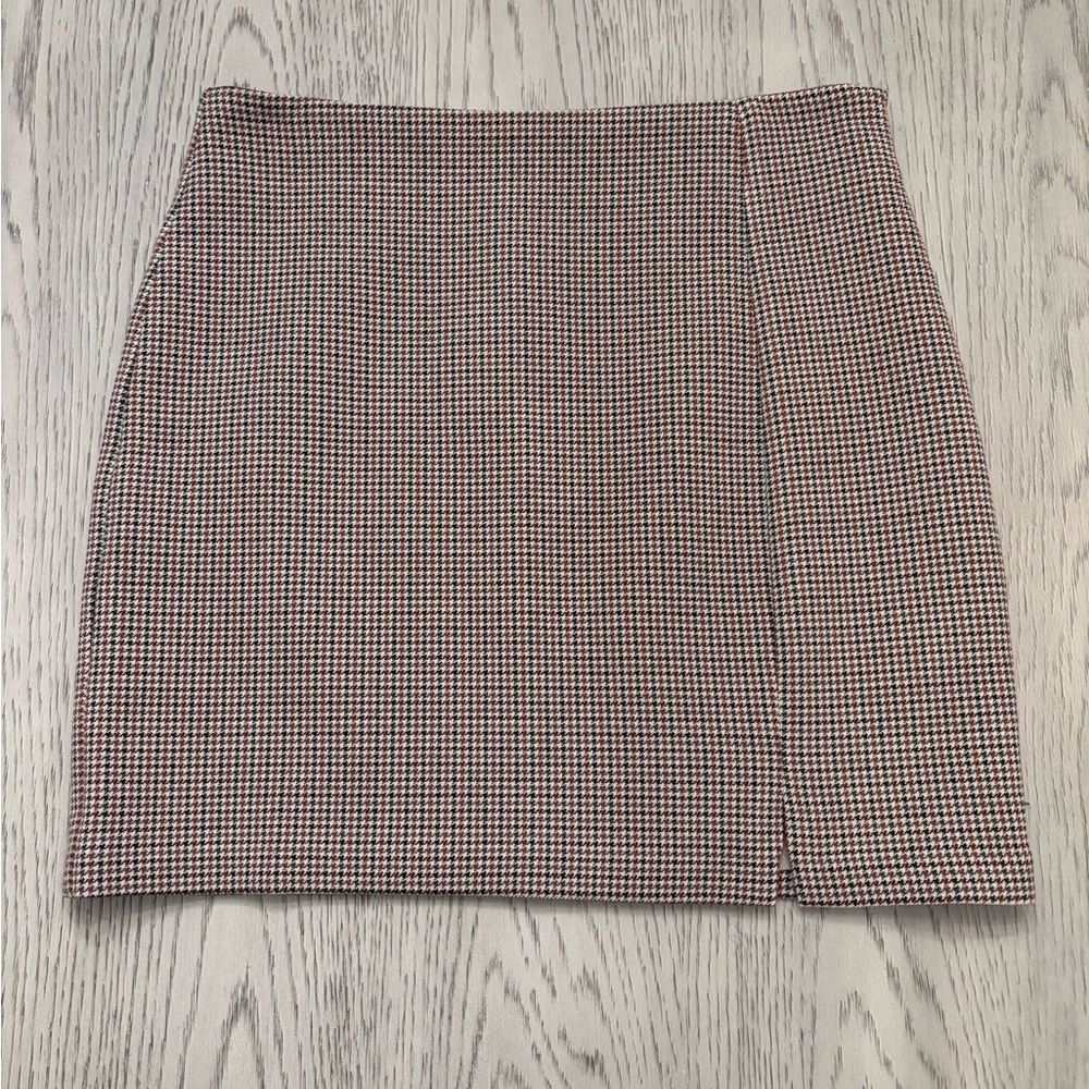 NWT Lucy Paris Dan Houndstooth Skirt Size S